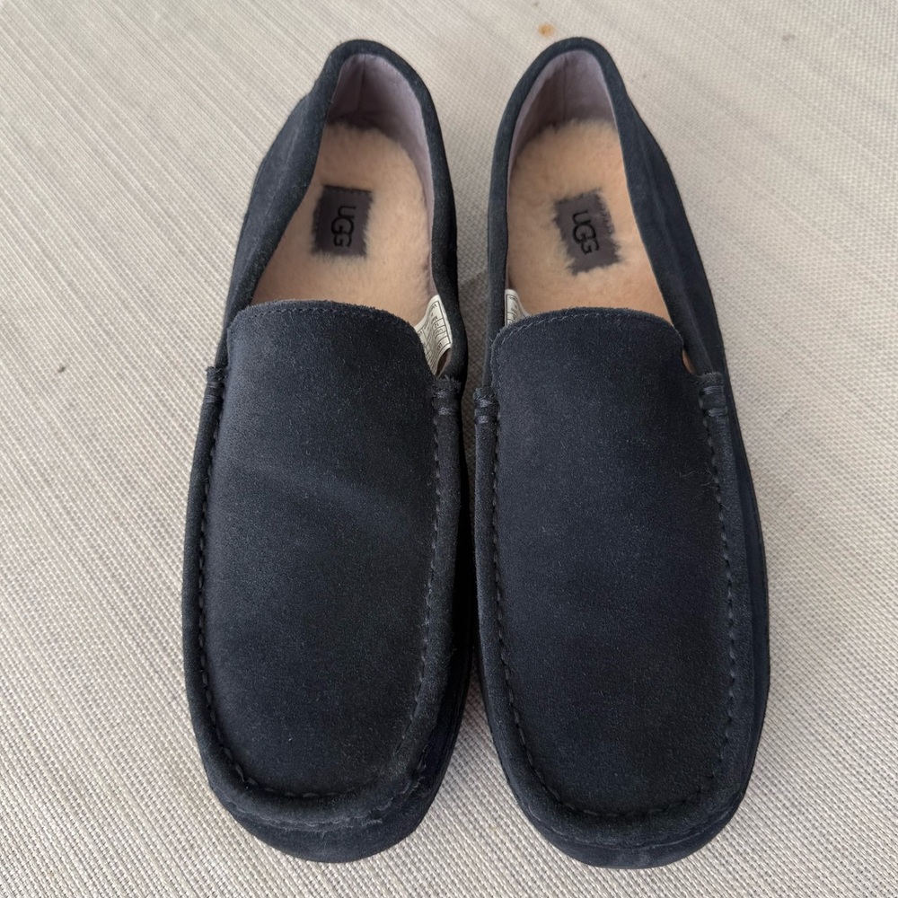 UGG MENS ELDER SUEDE SLIPPERS MOCCASINS